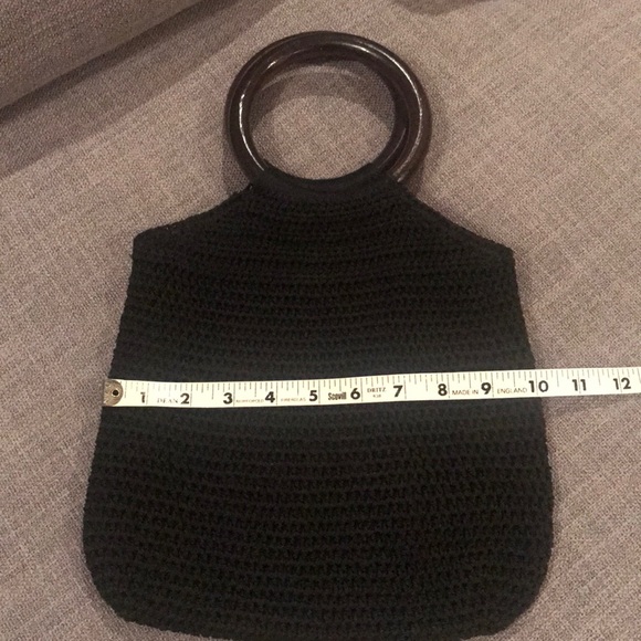 Vintage round handle black bag - Picture 4 of 4